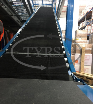 Transportadores de rodillos y de gravedad para industria textil Transportadores de rodillos y de gravedad para industria textil